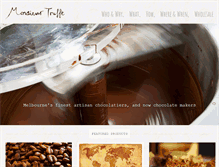 Tablet Screenshot of monsieurtruffechocolate.com